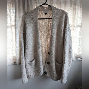 Relaxed Boucle Cardigan